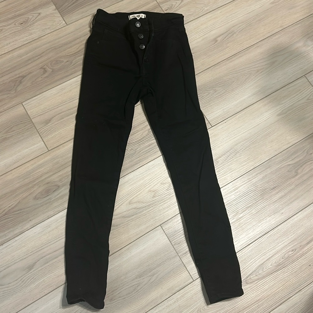 Madewell 9 inch mid rise skinny black